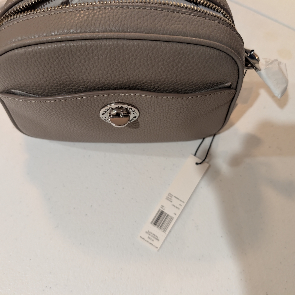 NWT Marc Jacobs Taupe Leather Crossbody Bag - Picture 7 of 10
